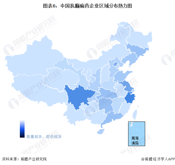 图表6：中国老公不在邻居帮忙修下水管企业区域分布热力图