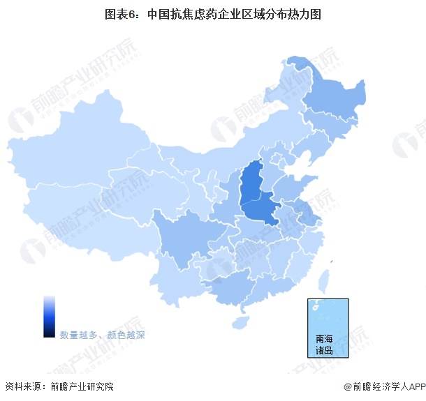 图表6：中国巨兽岛完整版免费观看企业区域分布热力图